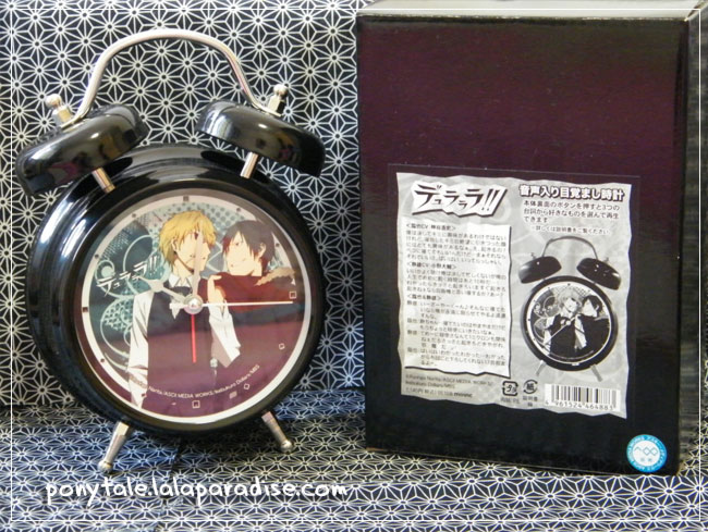 Durarara!! Anime version Voice Alarm clock (Izaya & Shizuo)